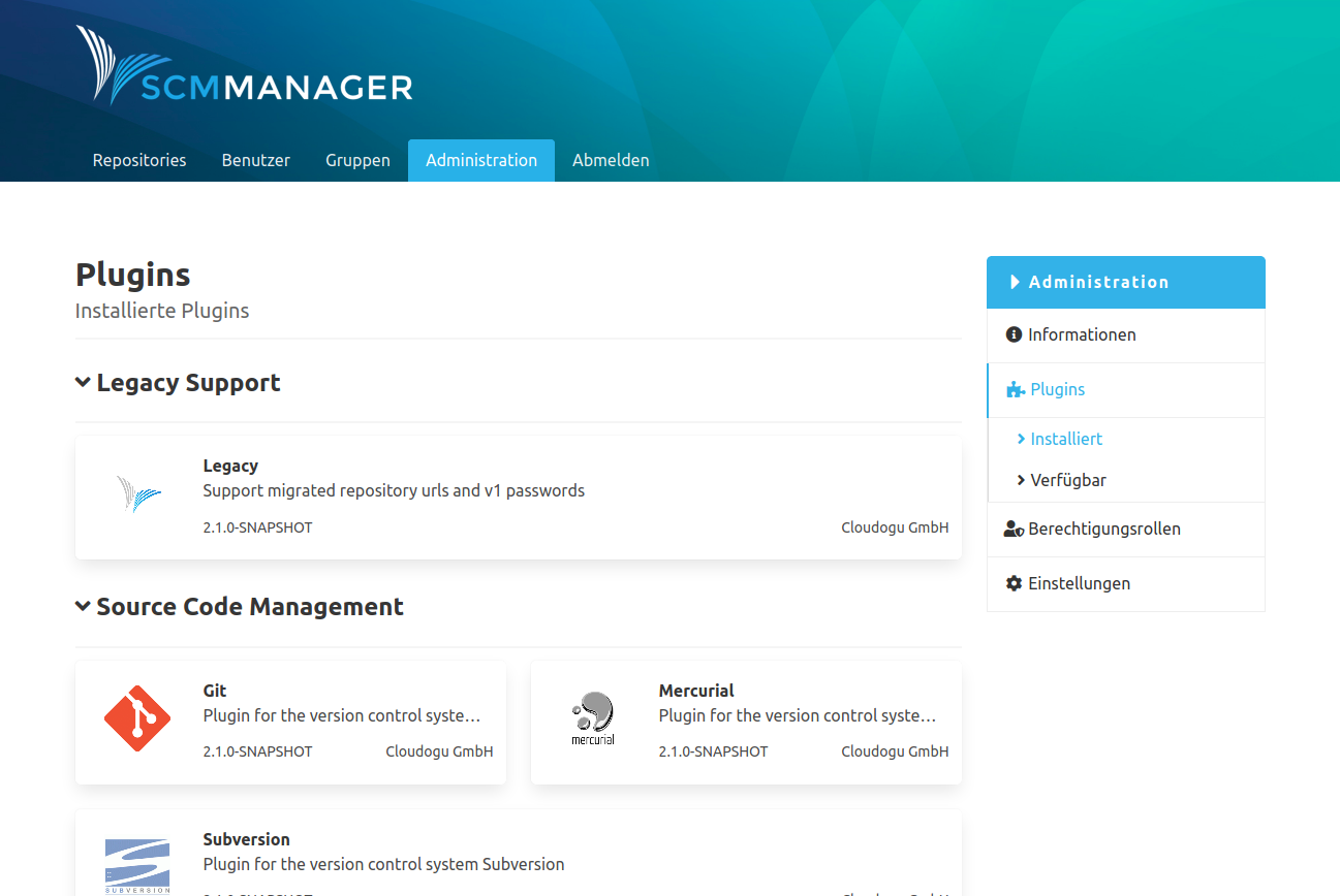 Administration-Plugins-Installed